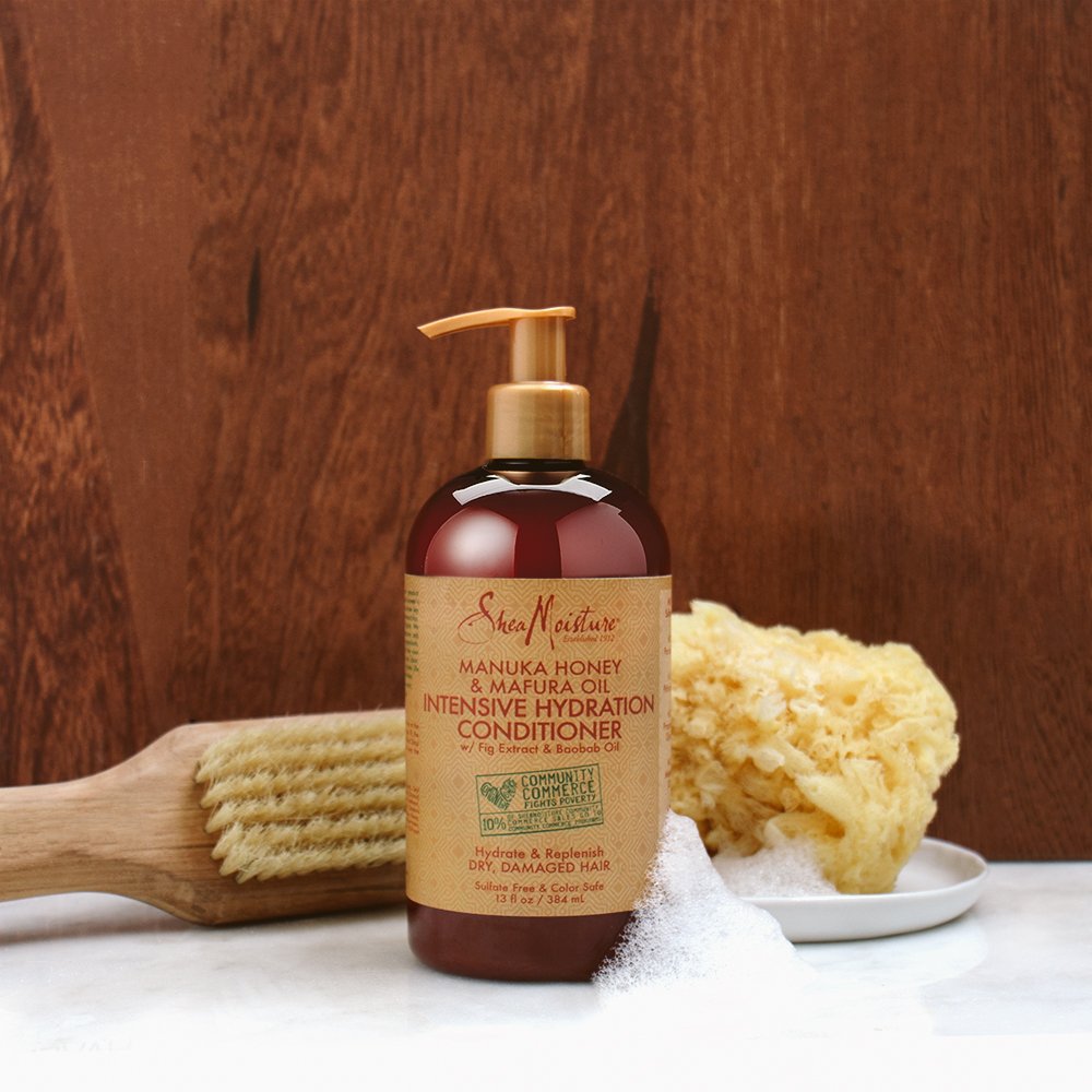 SheaMoisture Conditioner Intensive Hydration for Dry, Damaged Hair Manuka Honey and Mafura Oil to Nourish and Soften Hair 13 oz : Beauty & Personal Care