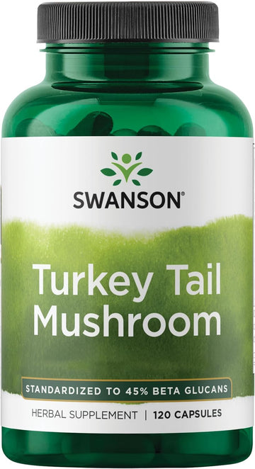 Swanson Herbs Turkey Tail Mushroom 500Mg 120 Capsules