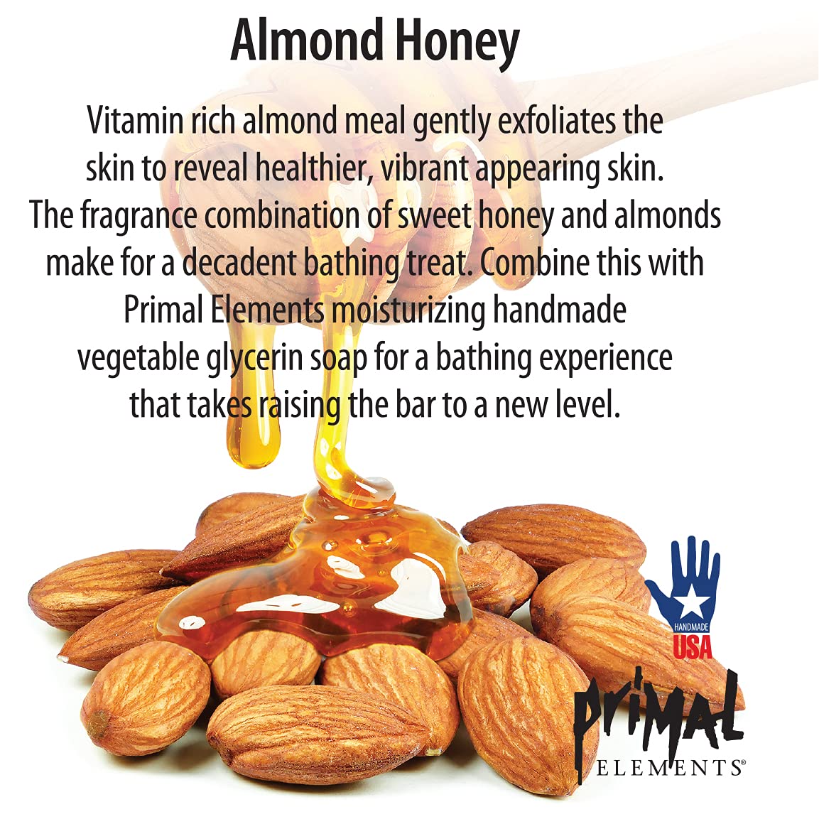Primal Elements 2 Loaf Soap For Cutting Into Bars, 5.5 Pound, Honey Almond, 88 Ounce : Hand Soaps : Beauty & Personal Care