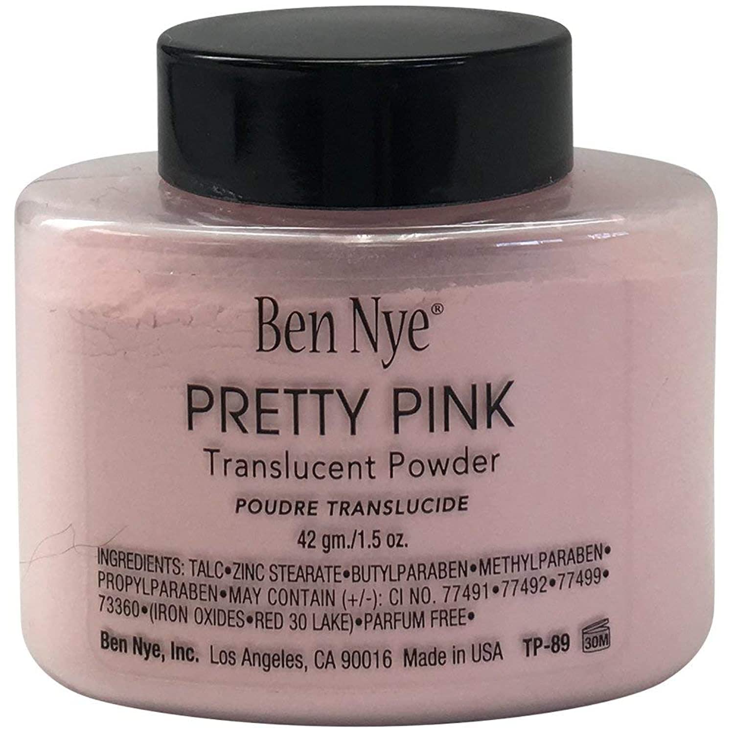 Ben Nye Face Powder, Pretty Pink 1.5Oz