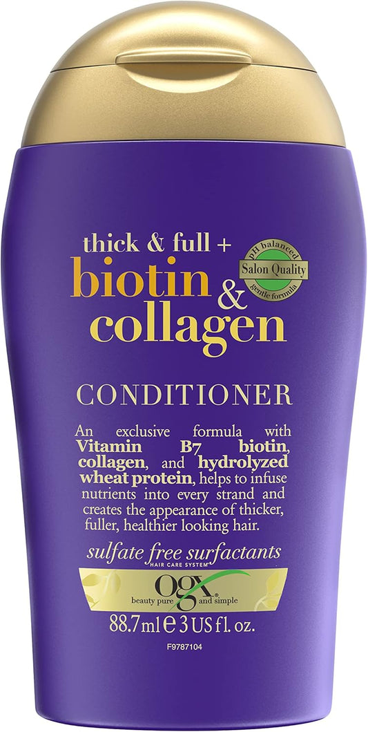 Ogx Thick & Full + Biotin & Collagen Travel Size Conditioner 88.7 Ml