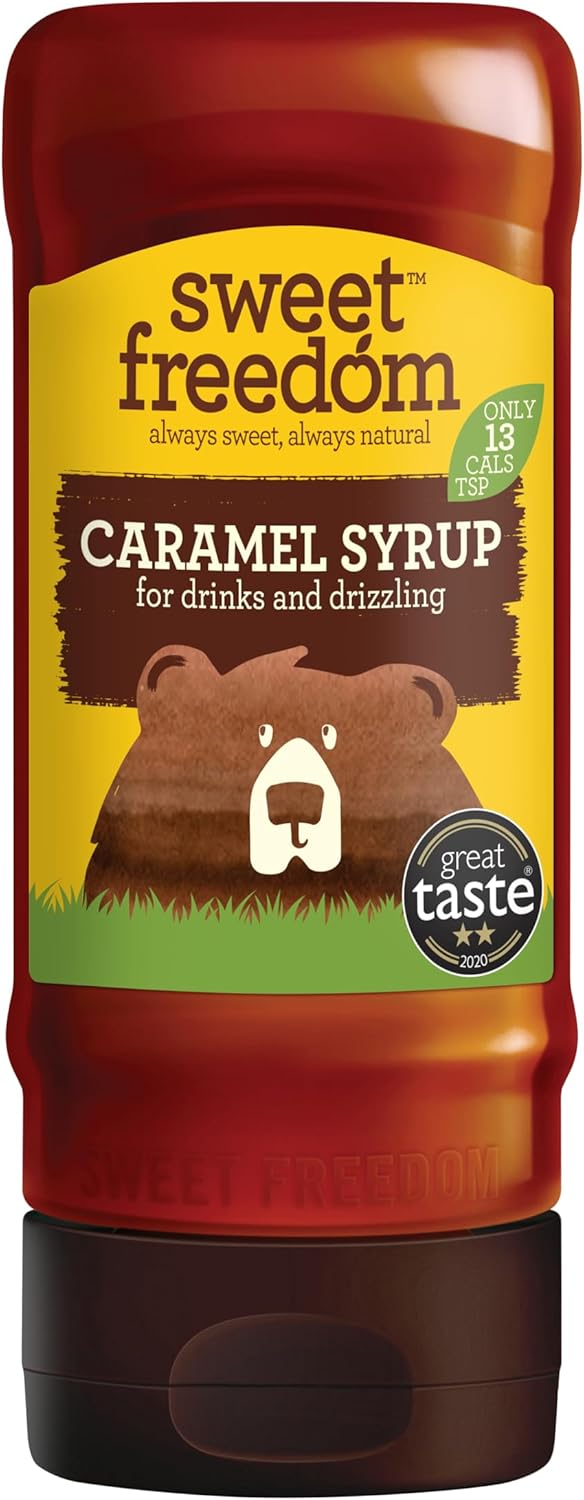 Sweet Freedom Cinnamon Syrup - 350 G | Natural Great Taste With Sweetness Derived From Fruit | Ideal For Coffee, Baking & Dessert | No Preservatives Or Allergens | Vegan | Only 13 Cal Per Teaspoon