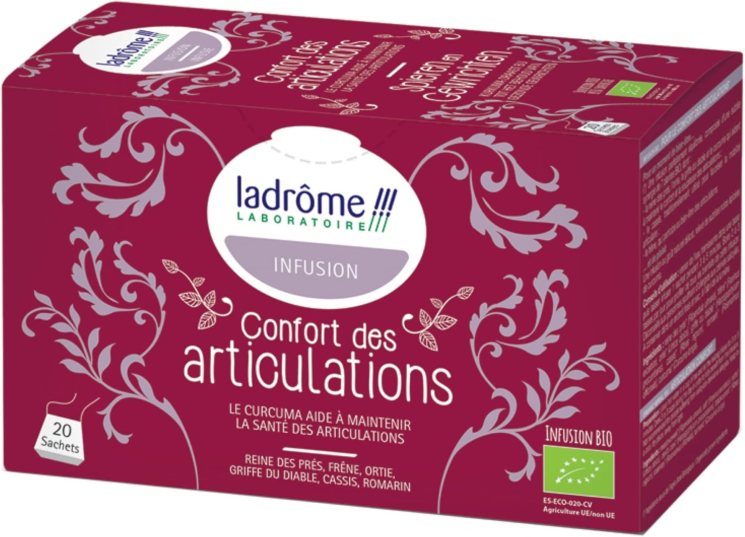 Ladrôme Organic Joint Comfort Infusion 20 Sachets