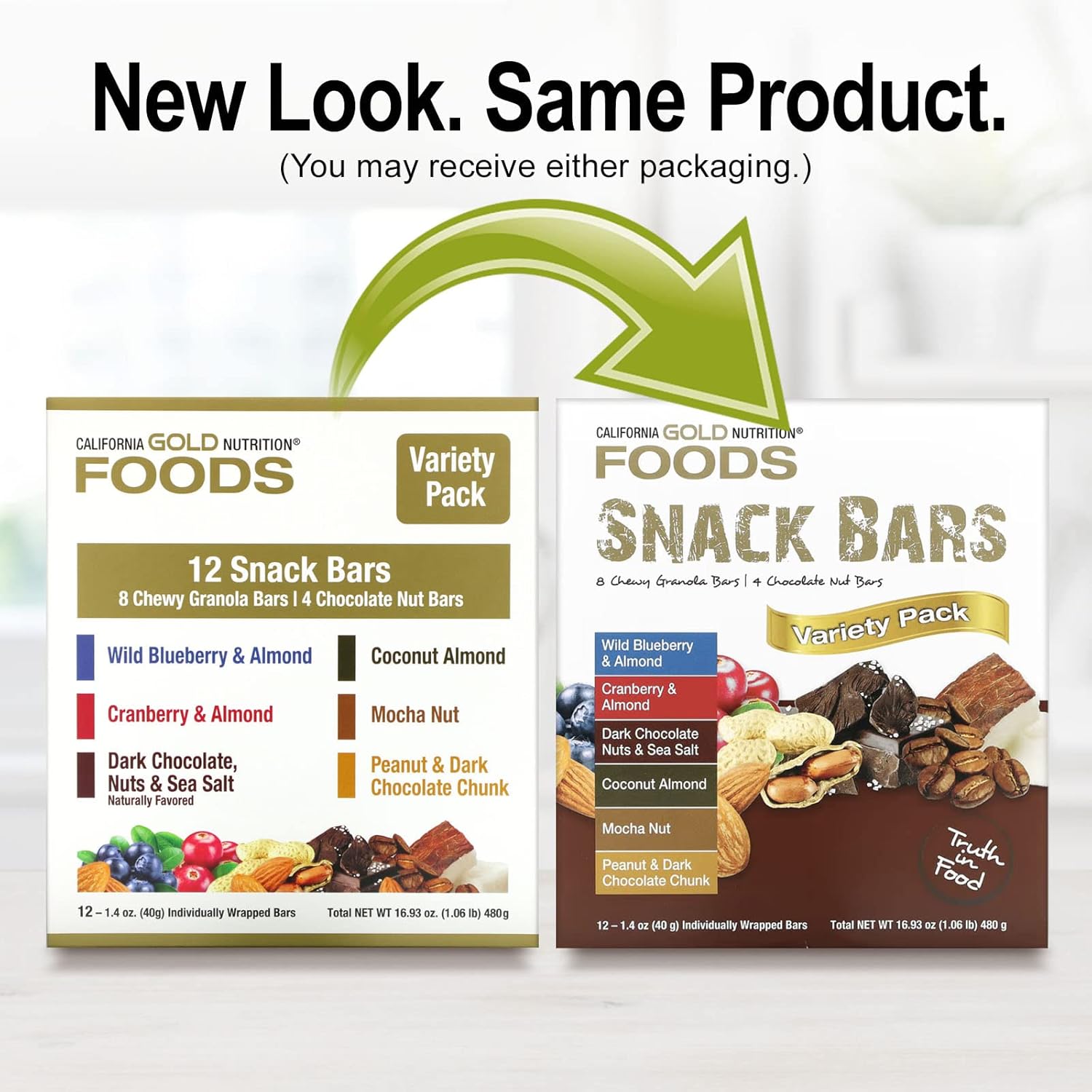 Maple, Nuts, Sea Salt, Variety Pack Snack Bars, Simple Ingredients, 7 g Plant-Based Protein, 6 g Fiber, No Artificial Colors, Flavors, Sweeteners, Preservatives, 1.4 oz (40 g) Each, 12 Bars : Grocery & Gourmet Food