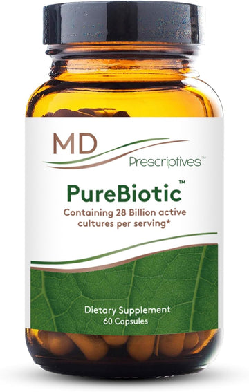 Purebiotic - Probiotic Dietary Supplement For Digestive & Gut Health - 60 Capsules