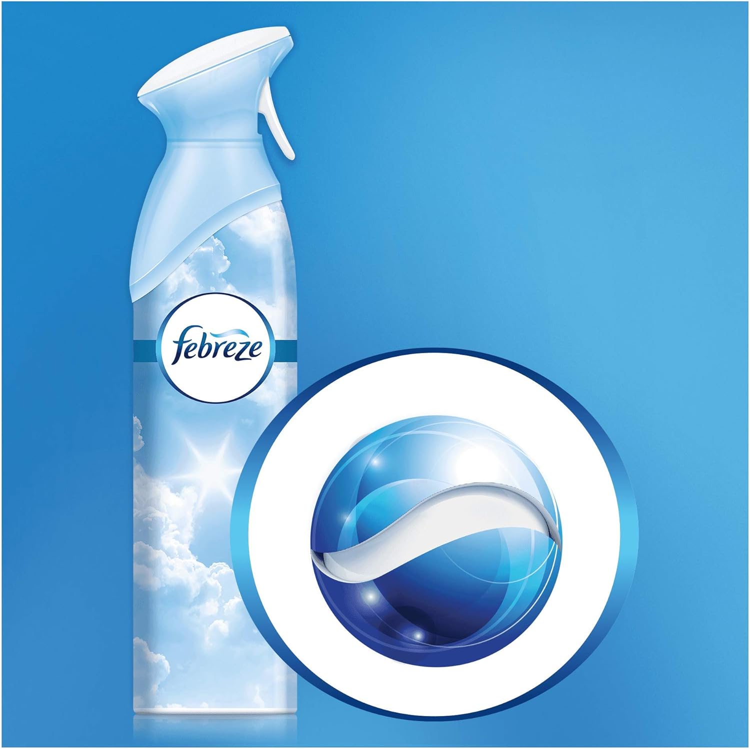 Febreze Air Freshener Spray Spring Awakening 300 ML, With 2 x Longer Lasting Scent It Eliminates Odours And Leaves A Beautiful Light Fresh Scent 6 x 300 ml : Everything Else
