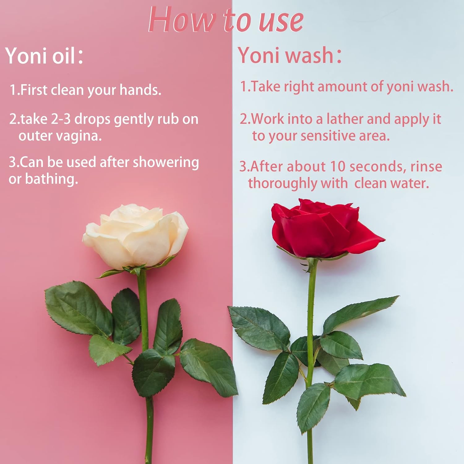 forvirness Feminine Wash, Natural Yoni Oil Set, Vaginal Wash with Cleaning Factor - Yoni Wash for Women PH Balance, Yoni Wash, 1 fl.oz Feminine Oil & 6.7 fl.oz Intimate Wash : Health & Household