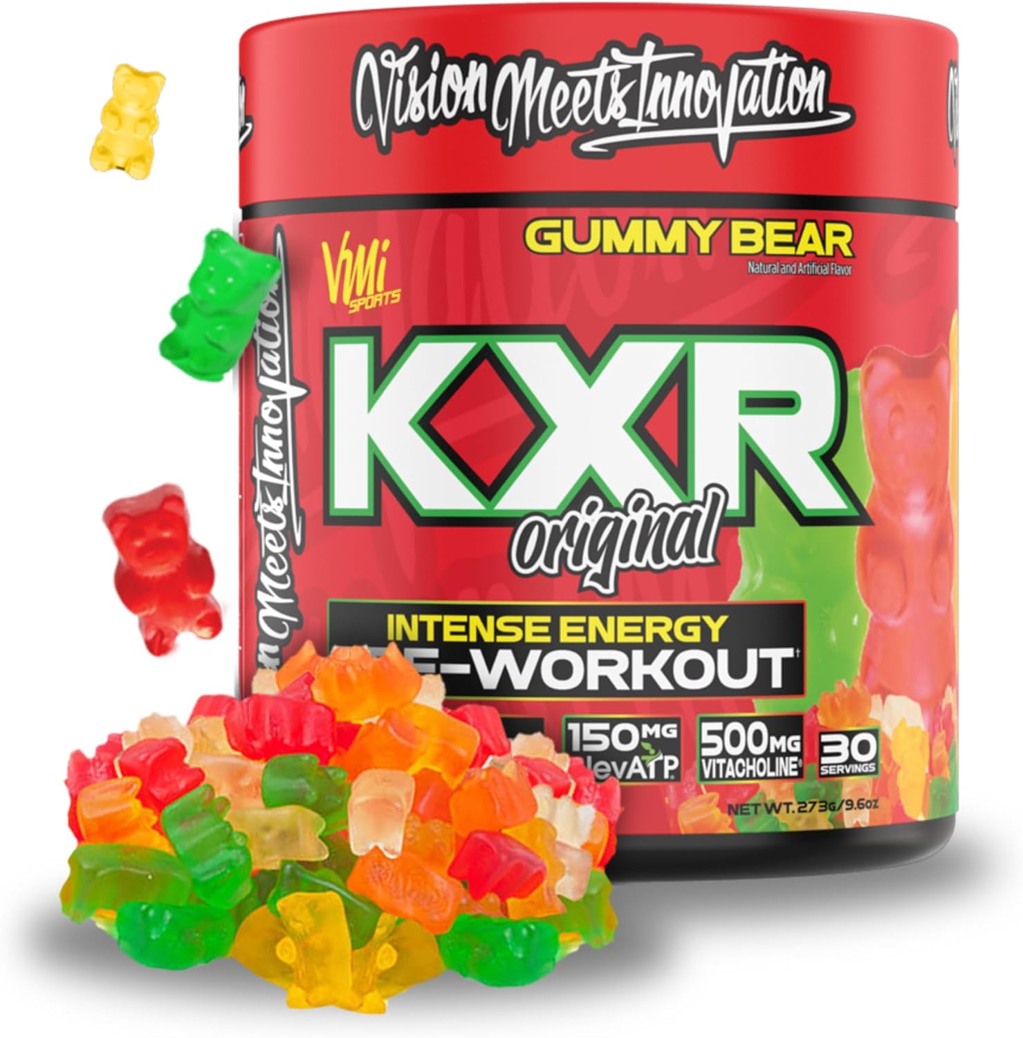 K-XR Pre-Workout Energy Powder | Intense Energy Pre-Workout Drink for