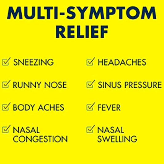 Advil Multi Symptom Cold And Flu Medicine, Cold Medicine For Adults With Ibuprofen, Phenylephrine Hcl And Chlorpheniramine Maleate - 20 Coated Tablets