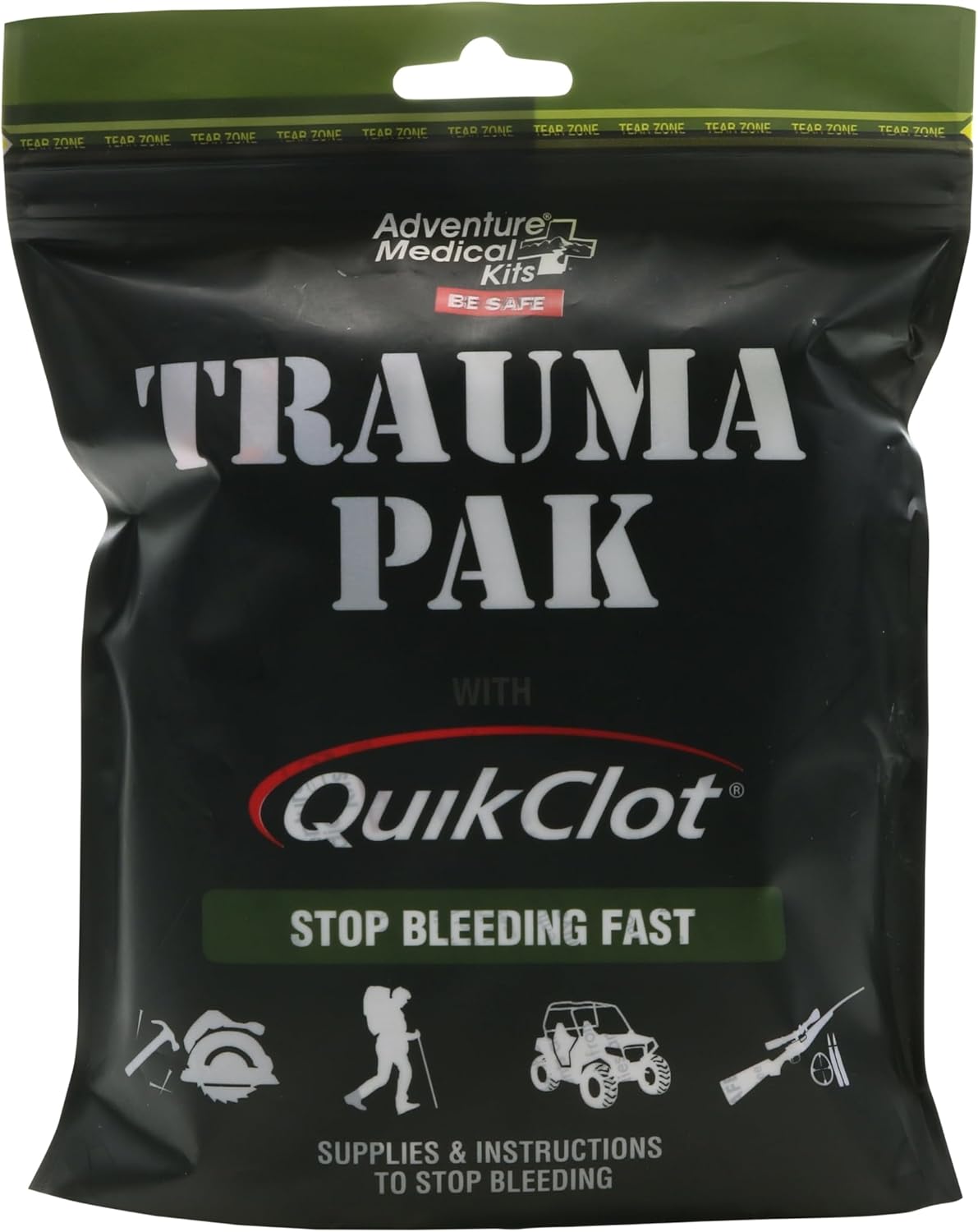 Adventure Medical Kits Trauma Pak First Aid Kit With Quikclot Sponge