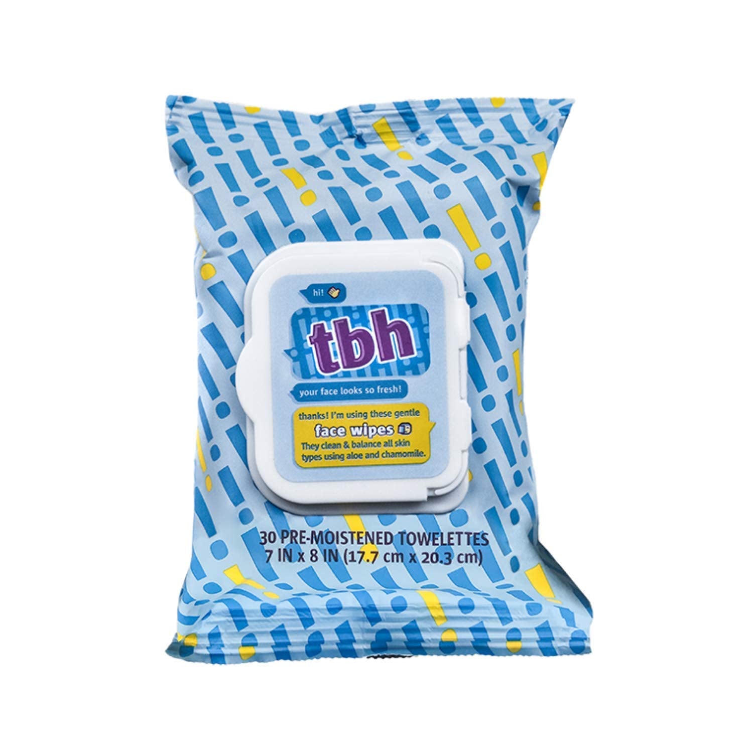 Tbh Kids Gentle Face Wipes- - Daily Cleansing And Hydrating Face Wipes - Sulfate, Paraben Free - 30 Pack