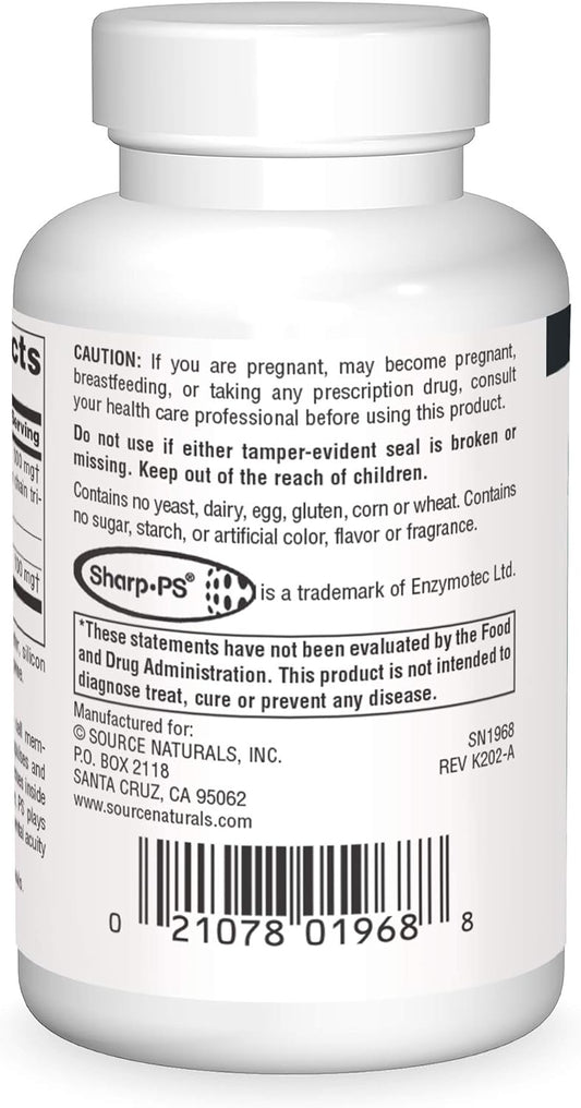 Source Naturals Phosphatidyl Serine Matrix 500Mg - 60 Softgels
