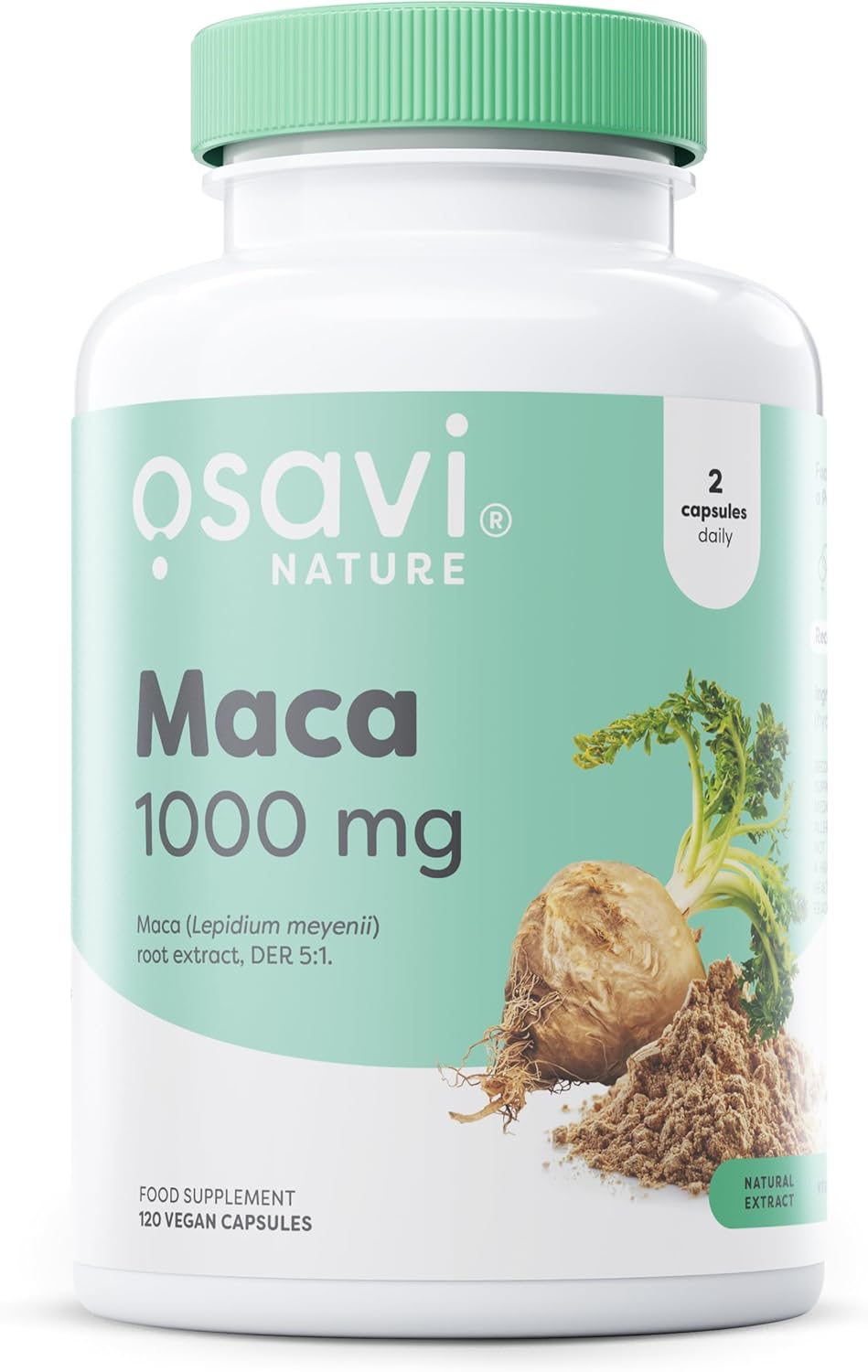 Osavi Maca 1000 Mg – 120 Vegan Capsules | Peru–Grown Maca Root Extract For Sexual Health & Vitality | Supports Sexual Performance, Desire, And Overall Wellbeing