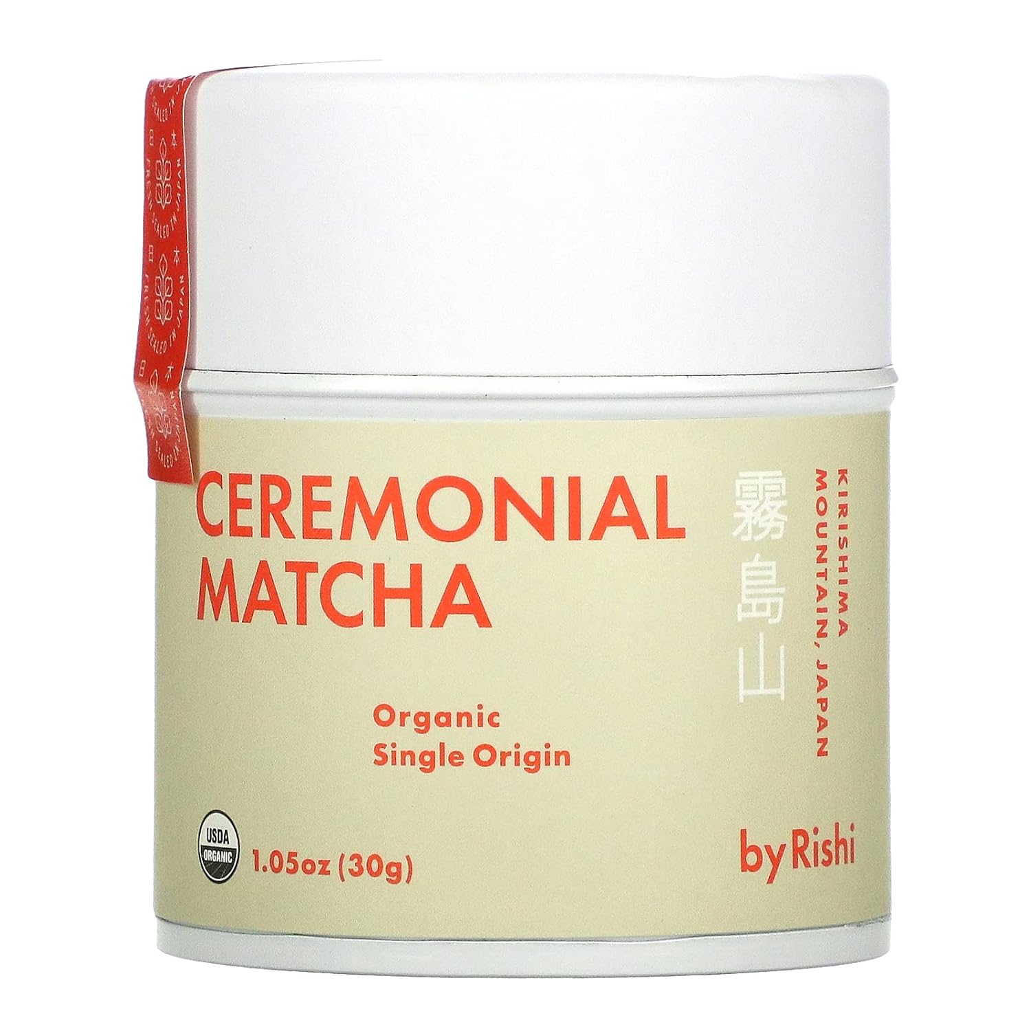 Rishi Tea Ceremonial Matcha - Organic Matcha Green Tea Powder, Japanese Green Herbal Tea, Powdered Matcha Tea, High Caffeinated Tea, Usda Organic - 1.05 Oz Matcha Tin