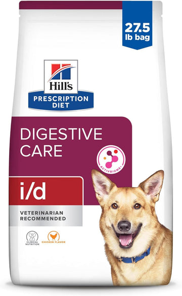 Hill'S Prescription Diet I/D Digestive Care Chicken Flavor Dry Dog Food, Veterinary Diet, 27.5 Lb. Bag