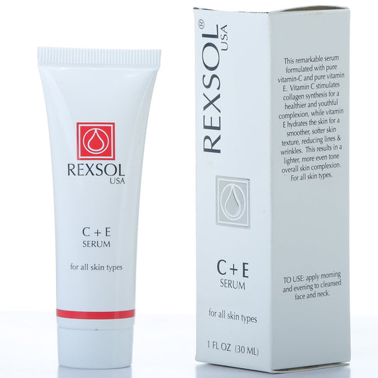 Rexsol Ce Serum | Contains Vitamin C & Vitamin E | Helps Minimize The Appearance Of First Signs Of Aging | Enhances Skin'S Youthful Appearance (30 Ml/ 1 Fl Oz) : Beauty & Personal Care