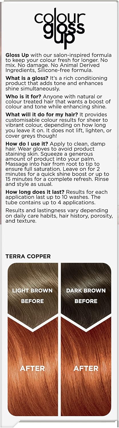Clairol Colour Gloss Up Conditioner, Terra Copper, 130 Ml