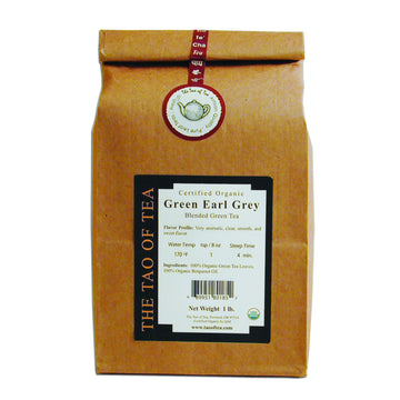 The Tao Of Tea Green Earl Grey, 1-Pounds