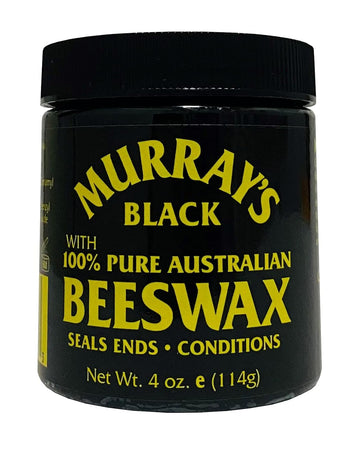 Murrays Black Beeswax 3.5 Ounce Jar (103Ml) (3 Pack)