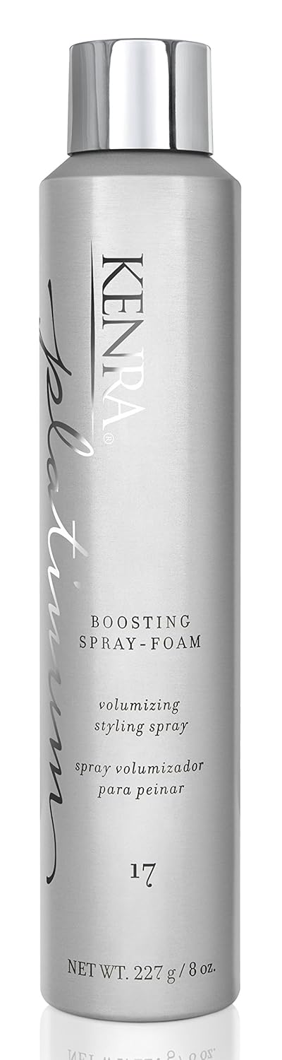 Kenra Platinum Boosting Spray-Foam 17 | Volumizing Styling Spray | Touchable, Brushable Hold | All-Day Lift & Style Support | Lightweight Volumizer | All Hair Types