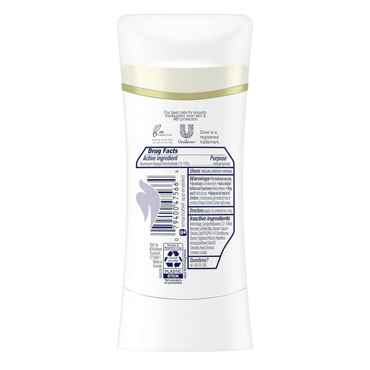 Dove Ultimate Antiperspirant Deodorant Stick Peony And Rose Water 2.6 Oz 2 Count