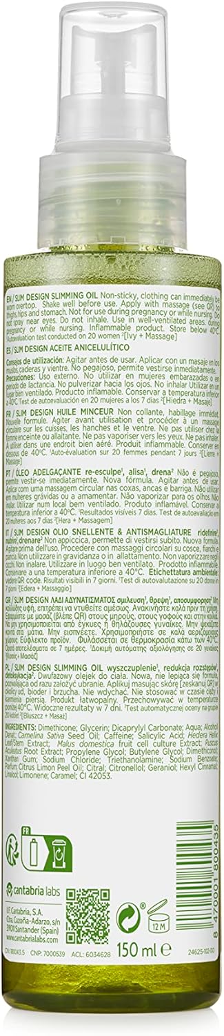 Slim Design Aceite Anticelulítico 150 Ml