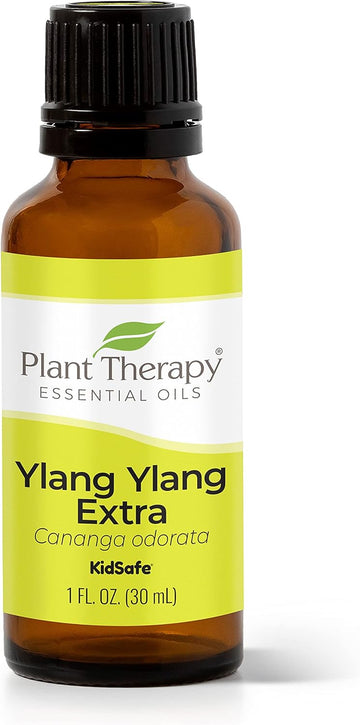 Plant Therapy Ylang Ylang Extra Essential Oil 30 Ml (1 Oz) 100% Pure, Undiluted, Therapeutic Grade