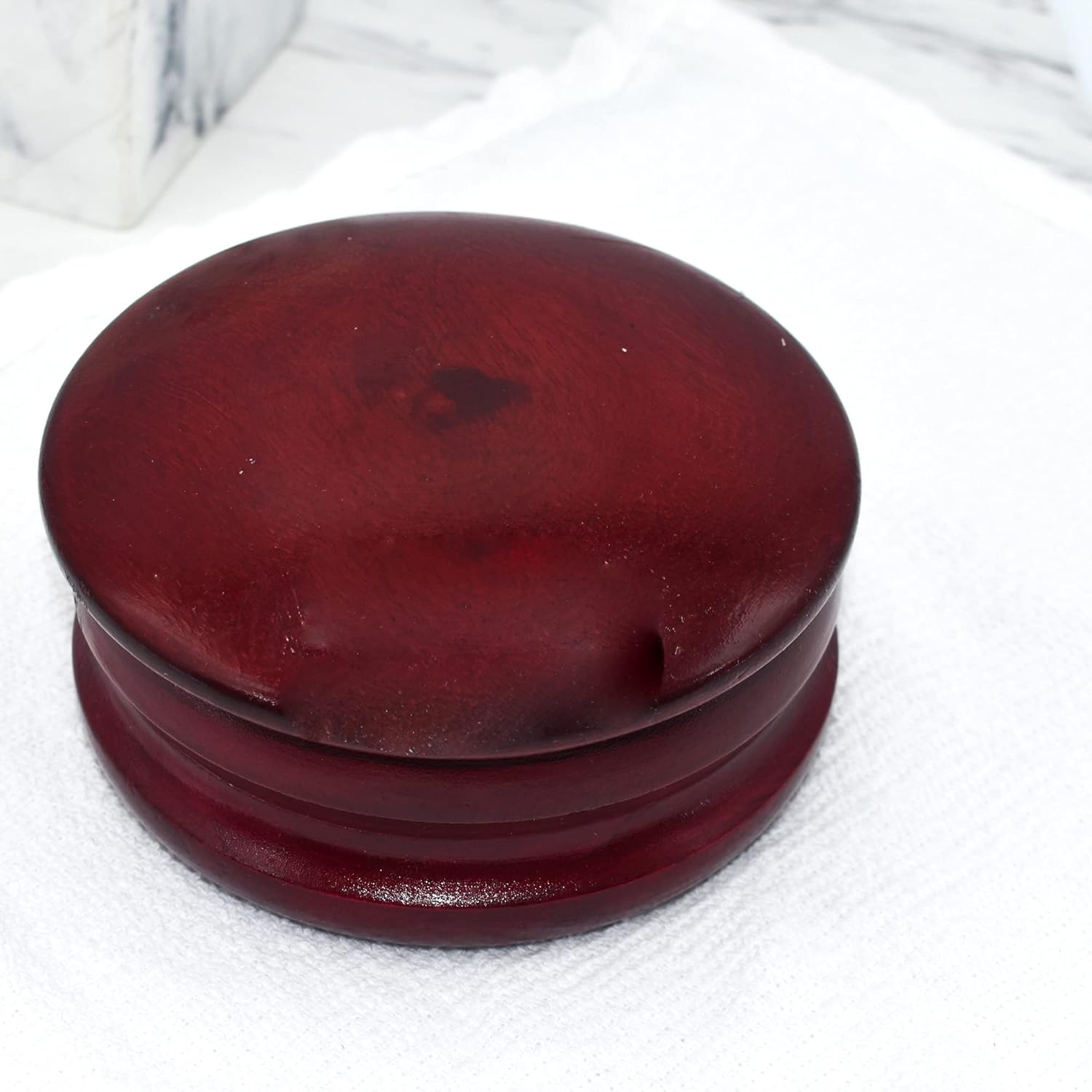 Parker Genuine Dark Mango Wood Shaving Soap Bowl - High Lustre Finish : Beauty & Personal Care