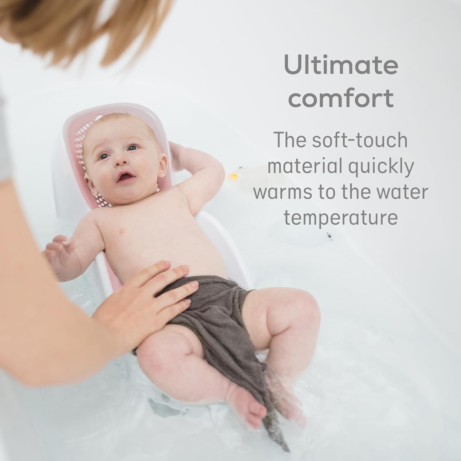 Angelcare Soft Touch Mini Bath Support- Pink - Newborn Bath Seat, Infant Bathing, Non-Slip, Easy Clean : Amazon.co.uk: Baby Products