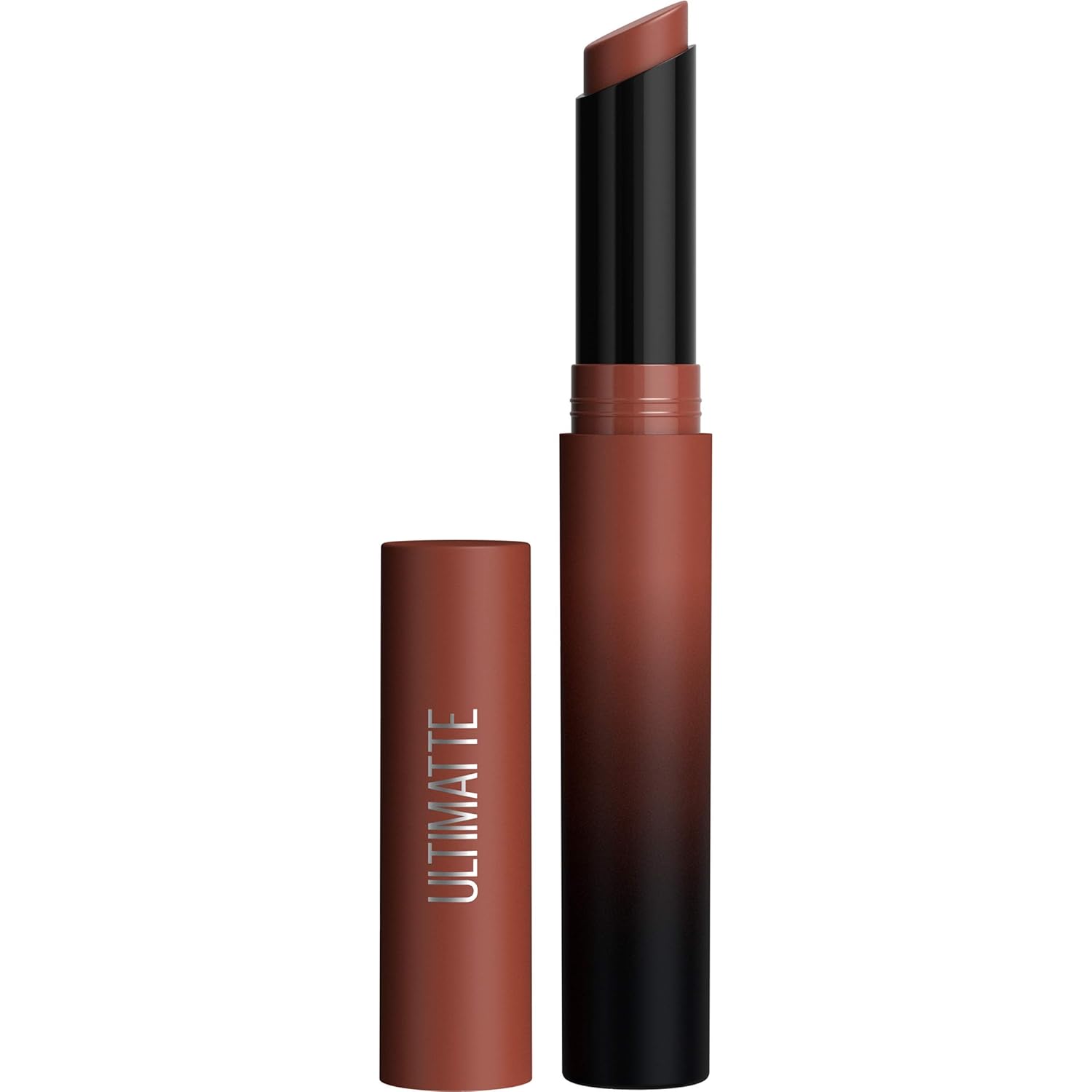 Maybelline Color Sensational Ultimatte Matte Lipstick, Non-Drying, Intense Color Pigment, More Truffle, Cocoa Brown, 1 Count