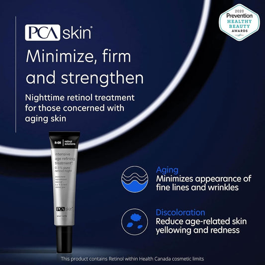 Pca Skin Intensive Anti Aging Retinol Serum, 0.5% Pure Retinol Face Serum, Minimizes Fine Lines And Wrinkles, 1 Fl Oz Tube