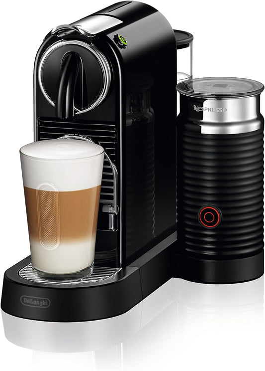 Nespresso Citiz Coffee And Espresso Machine By De'Longhi With Milk Frother, Black, 9.3 X 14.6 X 10.9 Inches