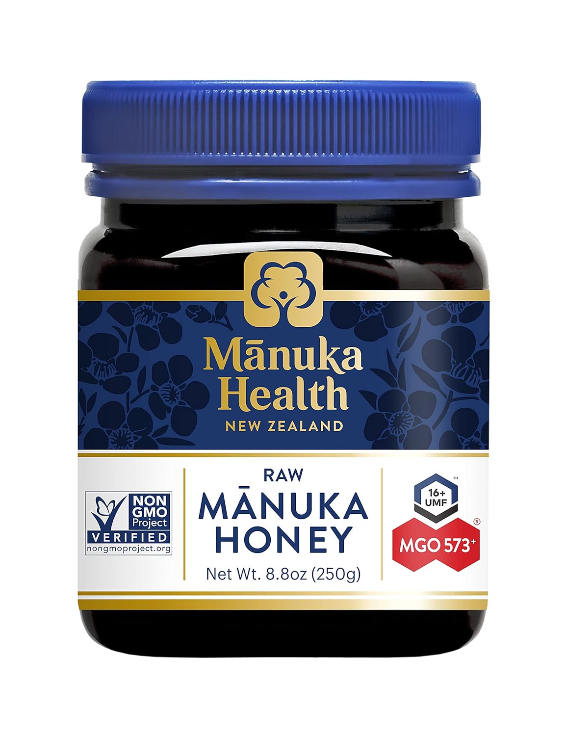 Manuka Health Umf 16+/Mgo 573+ Manuka Honey (250G/8.8Oz), Superfood, Authentic Raw Honey From New Zealand