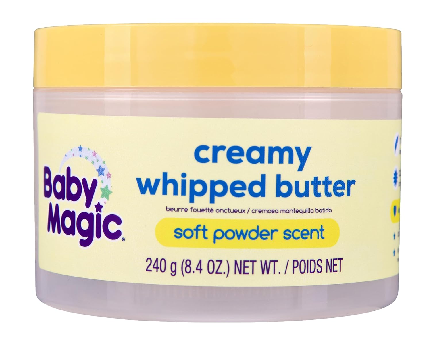 Baby Magic Creamy Whipped Butter | Helps Keep Skin Feeling Healthy And Baby Soft | Hypoallergenic | 8.4 Fl Oz