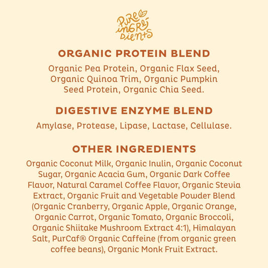 Kos Coffee Lovers Bundle (Organic Salted Caramel Coffee Plant Protein + Mushroom Coffee Blend + Coconut Milk Powder)