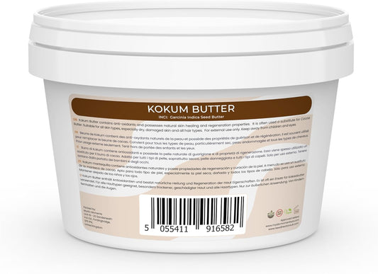 Mystic Moments | Kokum Butter 500g - Pure & Natural Cosmetic Butters Vegan GMO Free