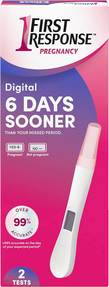 First Response Gold Digital Pregnancy Test, 2 Pack