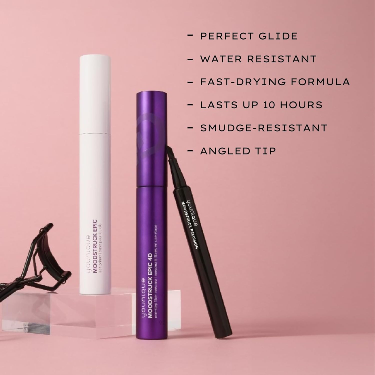 Younique Moodstruck Precision Liquid Eyeliner - Perfect Jet Black | Smudge-Proof, Water-Resistant Makeup Essential | Flawlessly Pigmented For Dramatic Winged Looks | Seamless Eyeliner Pen : Beauty & Personal Care