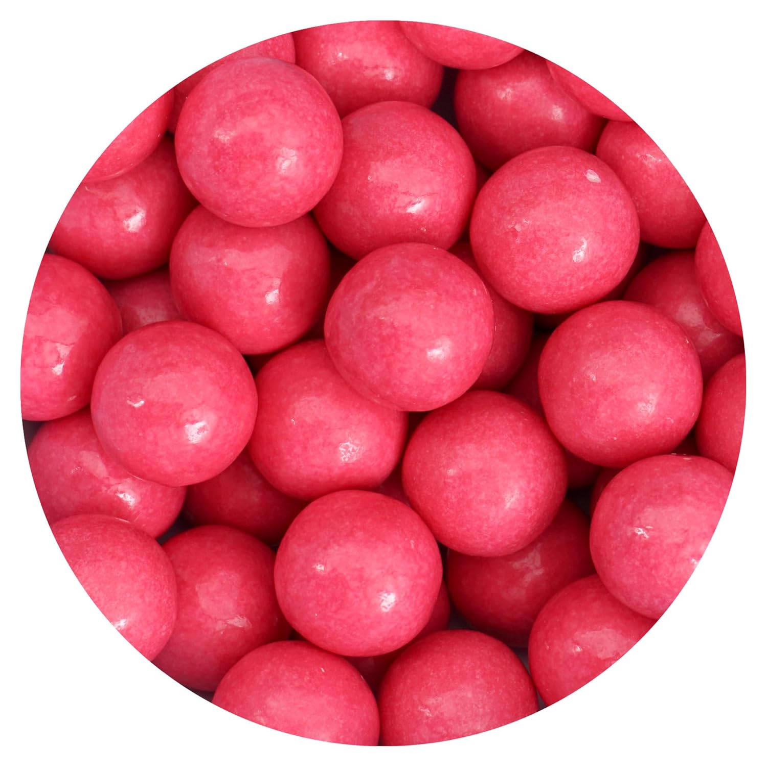 White Shimmer Gumballs 1 Inch Gumballs, 2 Pound Bulk Bag (Approx. 110 Pieces), White Candy, Gumballs 1 Inch White Shimmer, The Hampton Popcorn & Candy Company : Grocery & Gourmet Food