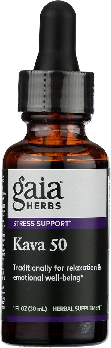 Gaia Herbs Kava Kava Root Extra Strength, 1 Fz