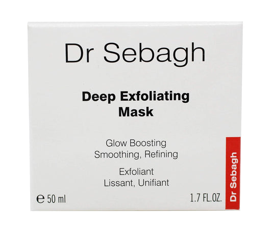 Dr Sebagh Deep Exfoliating Mask | Luxury Hydrating Face Mask | Gentle Exfoliation For Smooth And Radiant Skin | Anti-Aging, Anti-Stress | Clears And Evens Skin Tone - 50Ml : Beauty & Personal Care