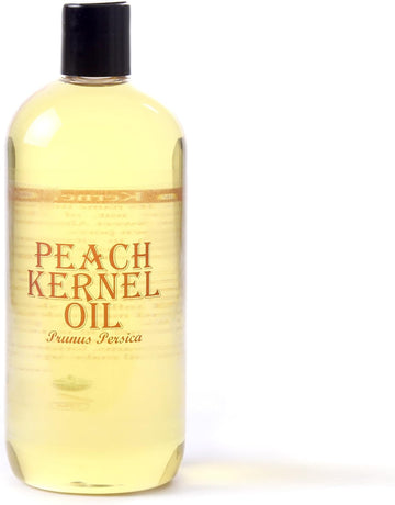 Mystic Moments | Peach Kernel Carrier Oil 500ml - Pure & Natural Oil Perfect for Hair, Face, Nails, Aromatherapy, Massage and Oil Dilution Vegan GMO Free