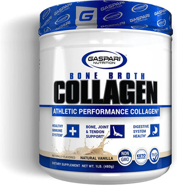 Bone Broth Athletic Performance Collagen Natural Vanilla (1 Lbs. / 30 Servings)