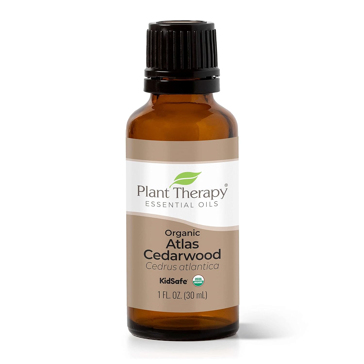 Plant Therapy Organic Atlas Cedarwood Essential Oil 100% Pure, Usda Certified Organic, Undiluted, Natural Aromatherapy, Therapeutic Grade 30 Ml (1 Oz)