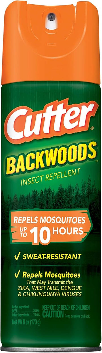 Cutter Backwoods Insect Repellent Aerosol 6 Oz