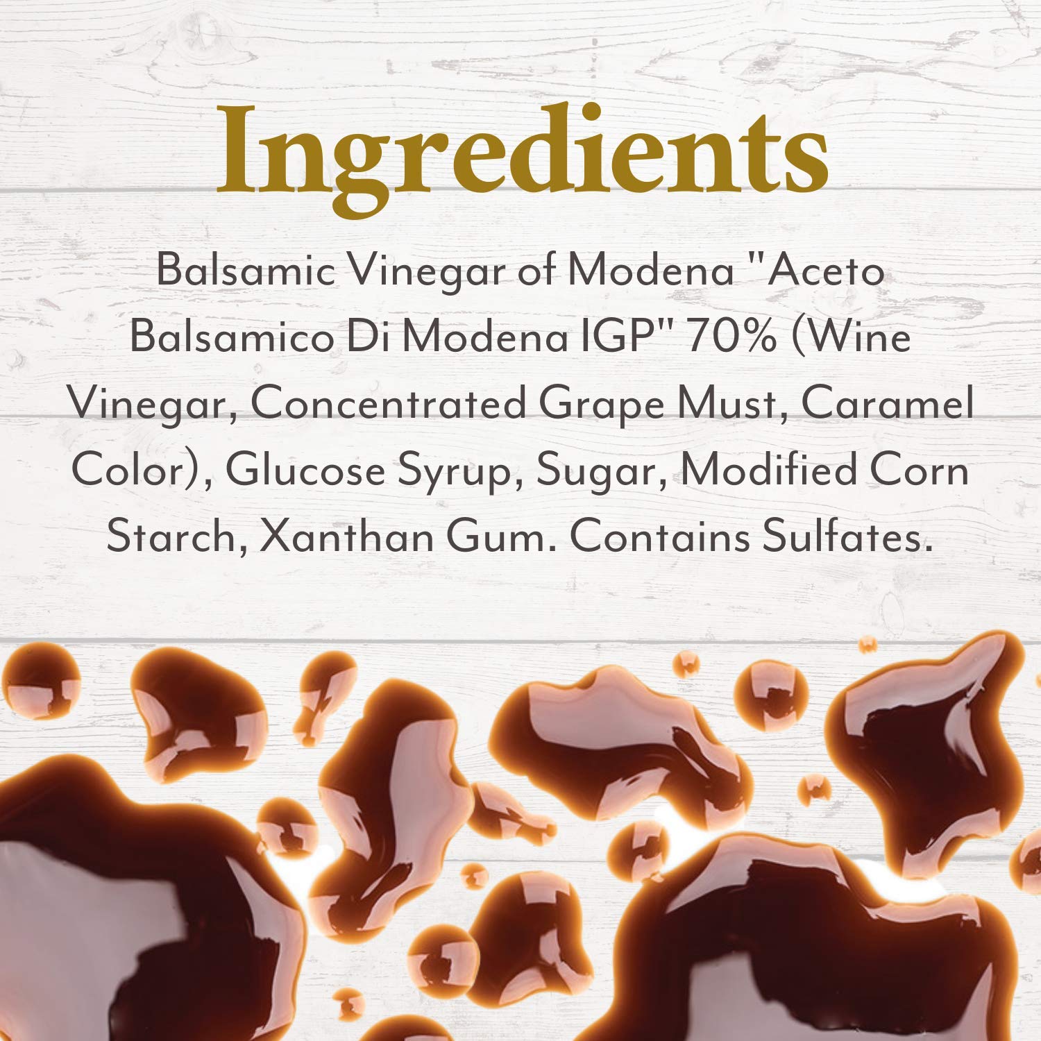 Roland Foods Balsamic Vinegar Glaze of Modena, Specialty Imported Food, 8.45-Ounce : Everything Else