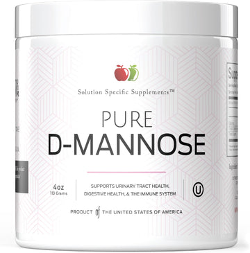 Pure D-Mannose Powder Supplement - D-Mannose 4Oz (113G) About 60 Servings For Uti, Natural Bladder, & Urinary Tract Health