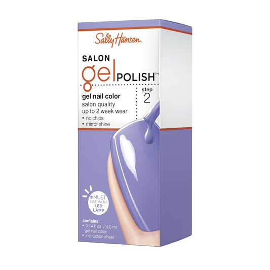 Sally Hansen Salon Gel Polish Nail Lacquer, Purplexed, 0.14 Fl Oz