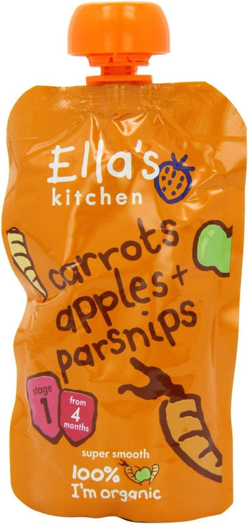 Ella'S Kitchen Peaches + Bananas From 4 Months 120G - Pack Of 2