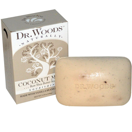 Dr. Woods Naturals Bar Soap,Coconut, 5.25 Oz : Beauty & Personal Care